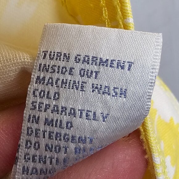 DG2 Diane Gilman Jacket Denim Yellow Aztec Southwestern Festival Trucker XS - Picture 14 of 15